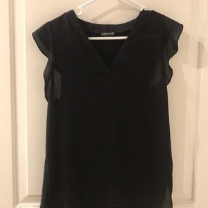 Express flutter sleeve top